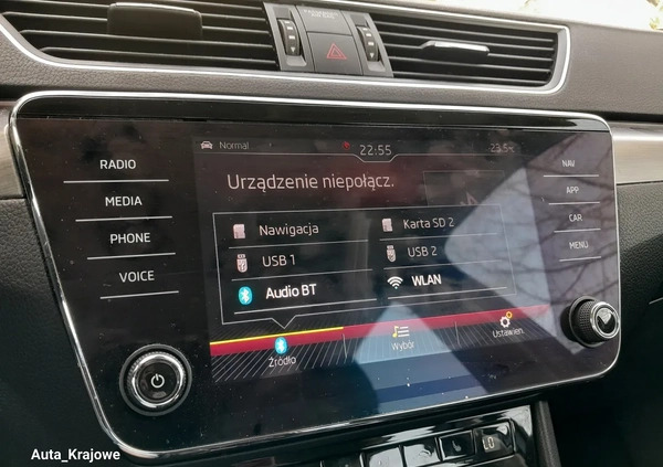 Skoda Superb cena 84900 przebieg: 178000, rok produkcji 2019 z Kutno małe 781